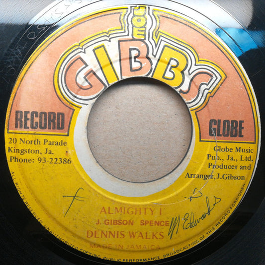Dennis Walks / The Mighty Two : Almighty I / Forgive Them Rasta (7", Single)