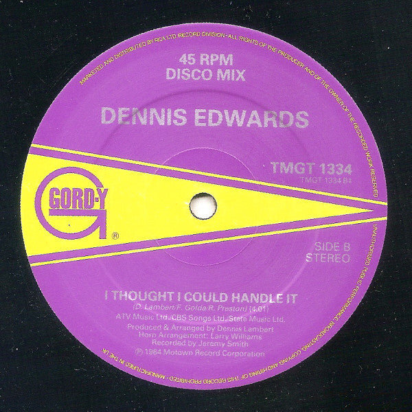 Dennis Edwards Featuring Siedah Garrett : Don't Look Any Further (12", Single)