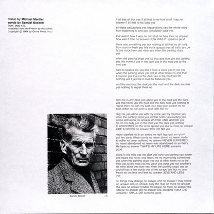 Michael Mantler : No Answer (LP, Album)