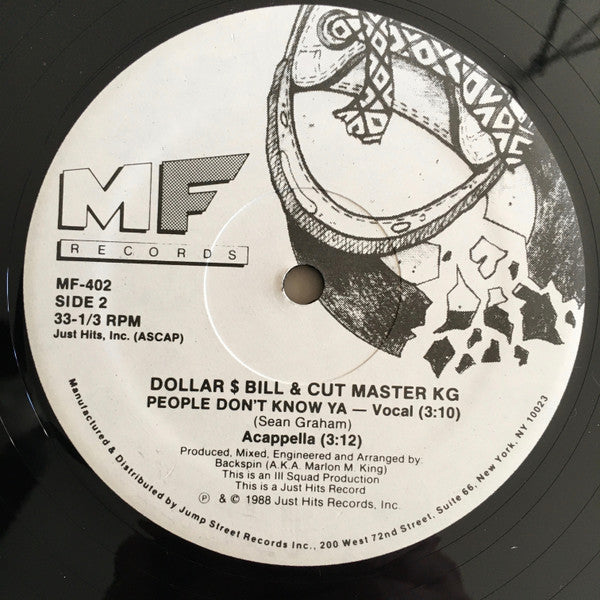 Dollar $ Bill & Cut Master KG : Almighty Seven (Righteous) (12")