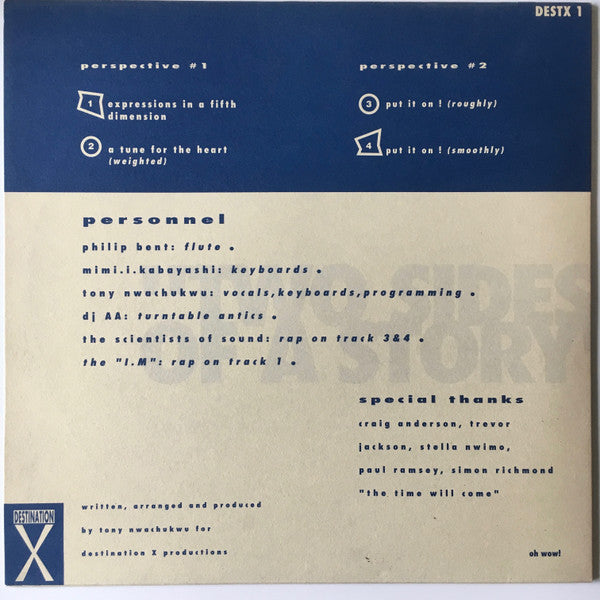 T Plays It Cool!* : Two Sides Of A Story EP (12", EP, Ltd)