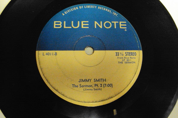 Jimmy Smith : The Sermon! (7", Jukebox)