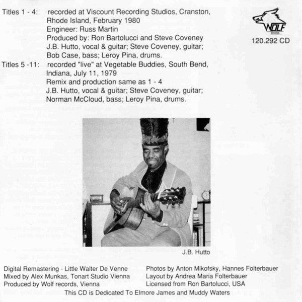 J.B. Hutto And The New Hawks* : Keeper Of The Flame (CD, Album)