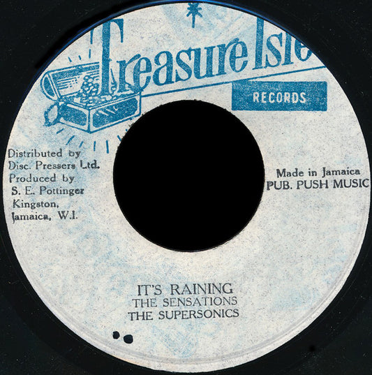 The Three Tops : It's Raining / Do It Right (7", RE)