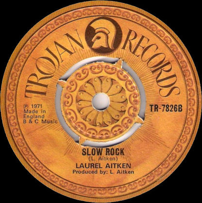 Laurel Aitken : It's Too Late / Slow Rock (7", Single, RE, Shi)
