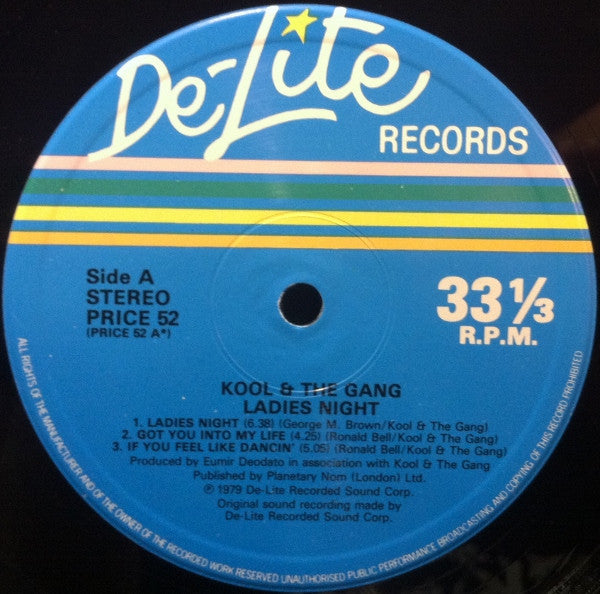 Kool & The Gang : Ladies' Night (LP, Album, RE)
