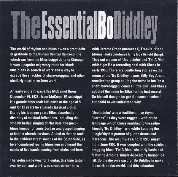Bo Diddley : The Essential Bo Diddley (CD, Comp)
