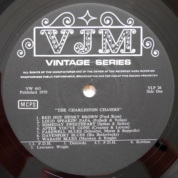 The Charleston Chasers With Miff Mole, Red Nichols, Jimmy Dorsey, Fud Livingston : 1925-1928 (LP, Comp)