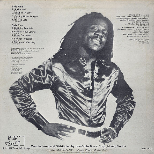 Dennis Brown : Spellbound (LP, Album)