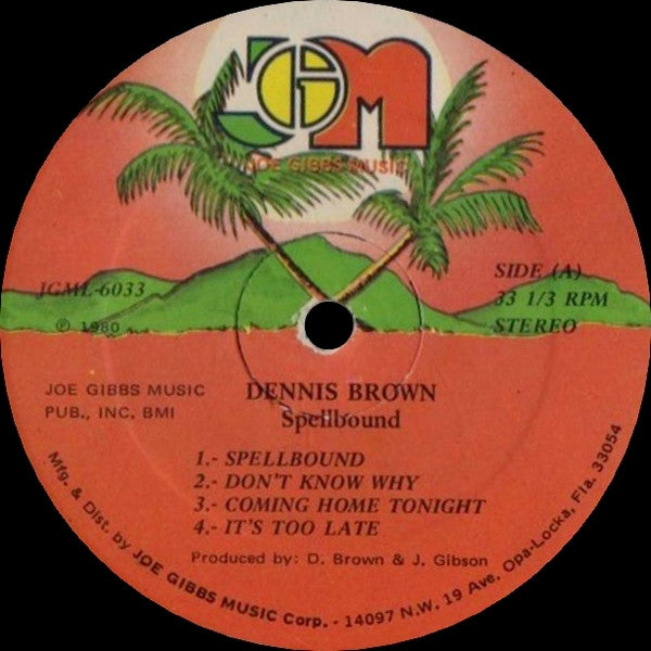 Dennis Brown : Spellbound (LP, Album)