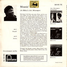 Art Blakey & The Jazz Messengers : Moanin' / Justice (7", Mono)