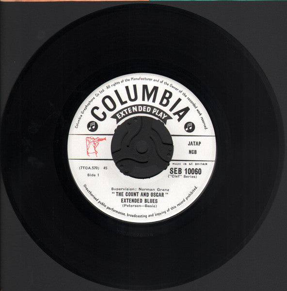 Oscar Peterson With Count Basie : The Count And Oscar (7", EP)