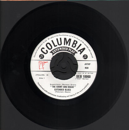 Oscar Peterson With Count Basie : The Count And Oscar (7", EP)