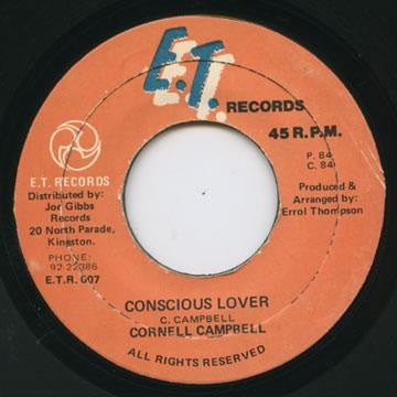Cornell Campbell : Conscious Lover (7")