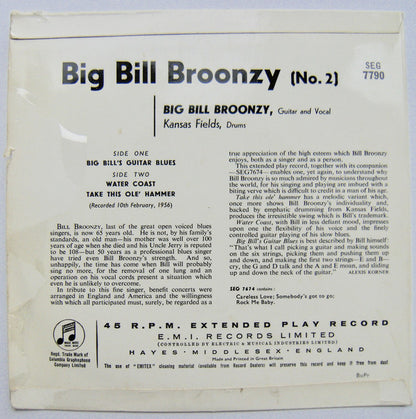 Big Bill Broonzy : Big Bill's Guitar Blues (7", EP)