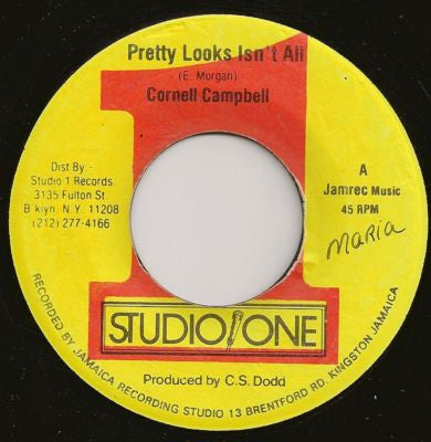 Cornell Campbell : Pretty Looks Isn't All (7", RP)