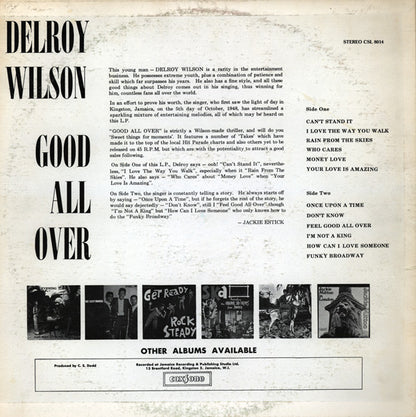 Delroy Wilson : Good All Over (LP, Album, RE)