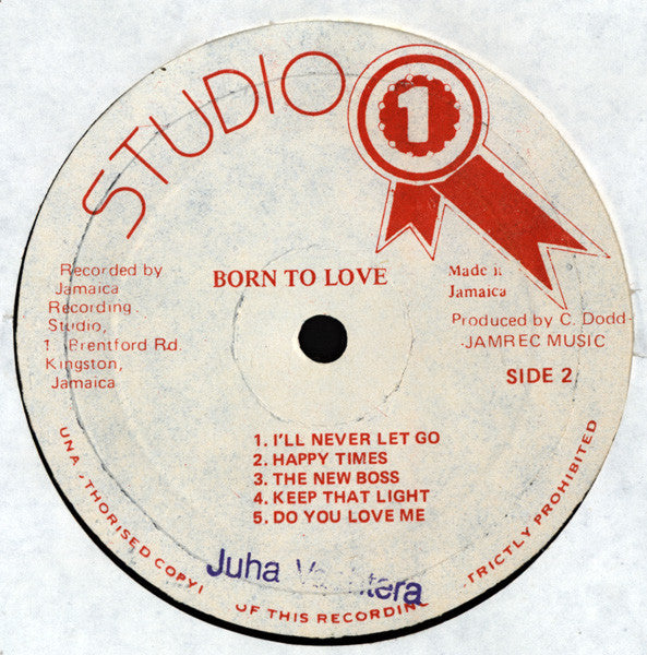 Slim Smith : Born To Love (LP, Album, RE)