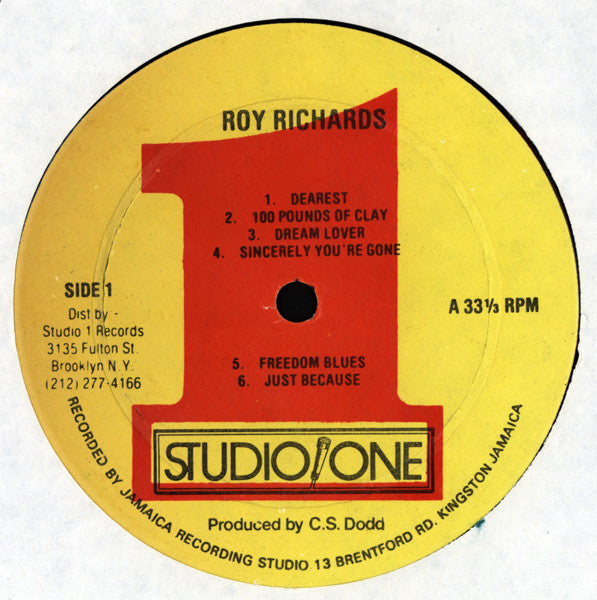 Roy Richards : Roy Richards (LP, Album, RP)
