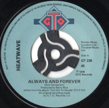 Heatwave : Always And Forever b/w Mind Blowing Decisions (7", Single)
