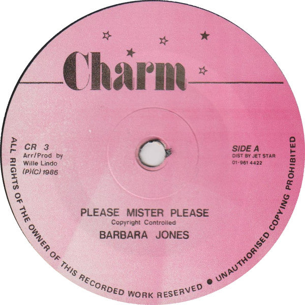 Barbara Jones : Please Mister Please (7", Single)