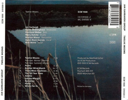 Jan Garbarek Group : Twelve Moons (CD, Album)
