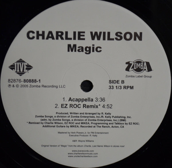 Charlie Wilson : Magic (12", Single)