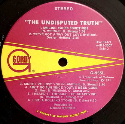 The Undisputed Truth : The Undisputed Truth (LP, Album, Ind)