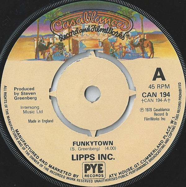 Lipps Inc.* : Funkytown  (7", Single, Pus)