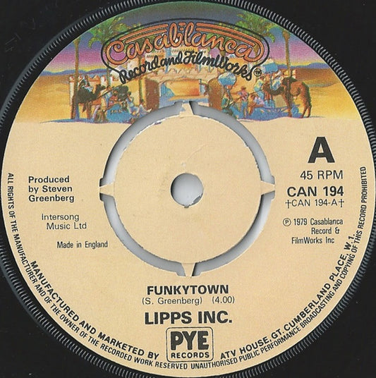 Lipps Inc.* : Funkytown  (7", Single, Pus)