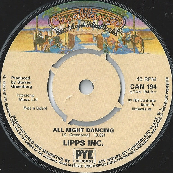 Lipps Inc.* : Funkytown  (7", Single, Pus)