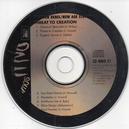 Creation Rebel / New Age Steppers : Threat To Creation (CD, Album, RE)