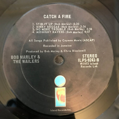 Bob Marley And The Wailers* : Catch A Fire (LP, Album, RP)