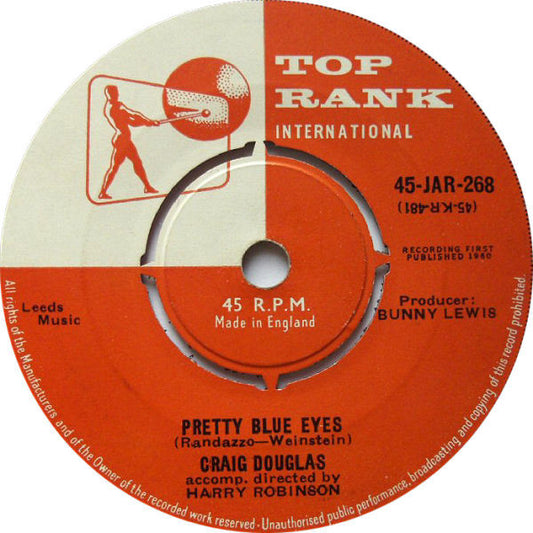 Craig Douglas (2) : Pretty Blue Eyes (7", Single, Pus)