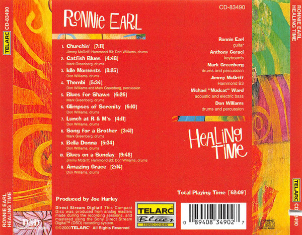 Ronnie Earl : Healing Time (CD, Album)
