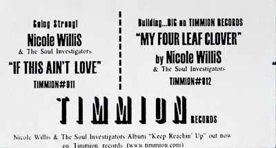 Nicole Willis & The Soul Investigators : If This Ain't Love (Don't Know What Is) (7", Single)