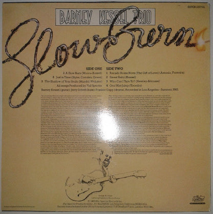 The Barney Kessel Trio : Slow Burn (LP, RE)
