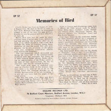 The Charlie Parker Septet  /  The Charlie Parker Quartet : Memories Of Bird (7", EP, RE, 4-P)