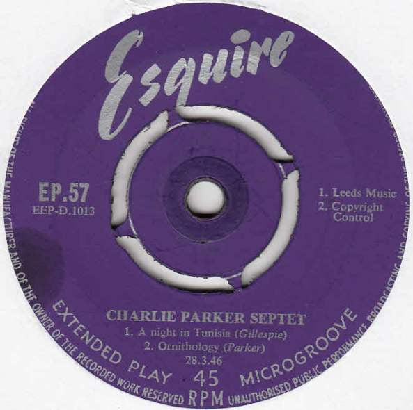 The Charlie Parker Septet  /  The Charlie Parker Quartet : Memories Of Bird (7", EP, RE, 4-P)