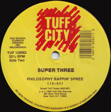Cold Crush Brothers / Super 3 : Fresh Wild Fly And Bold / Philosophy Rappin' Spree (12", Yel)