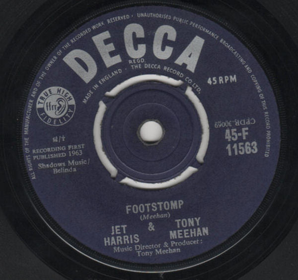 Jet Harris And Tony Meehan : Diamonds (7", Single, RP)
