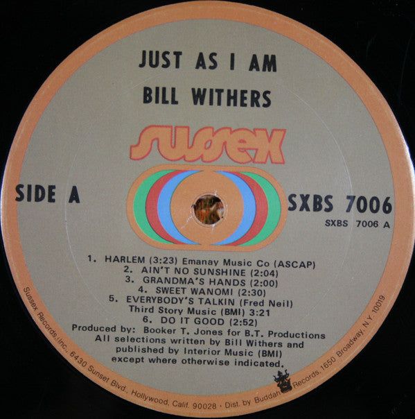 Bill Withers : Just As I Am (LP, Album, ARP)