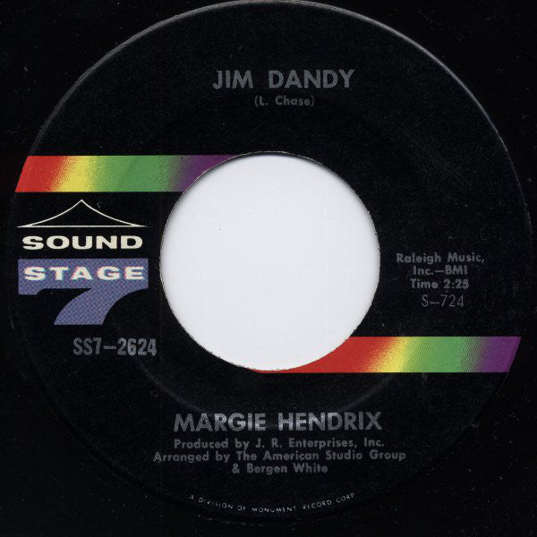 Margie Hendrix : Don't Destroy Me / Jim Dandy (7", Single)