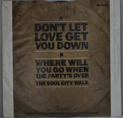Archie Bell & The Drells : Don't Let Love Get You Down / Where Will You Go When The Party's Over / The Soul City Walk (12", Comp, RE)