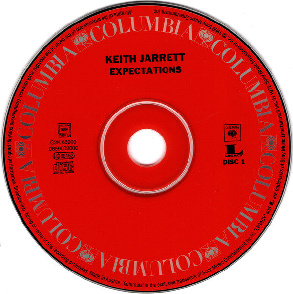 Keith Jarrett : Expectations (2xCD, Album, RE, RM)