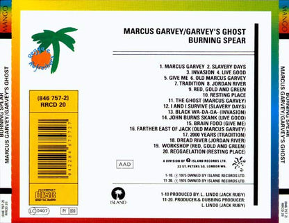 Burning Spear : Marcus Garvey / Garvey's Ghost (CD, Comp, RE)