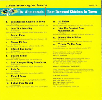 Dr. Alimantado : Best Dressed Chicken In Town (CD, Album, RE, RM)