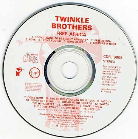 Twinkle Brothers : Free Africa (CD, Comp, RM)