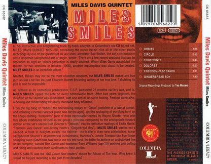 The Miles Davis Quintet : Miles Smiles (CD, Album, RE, RM)