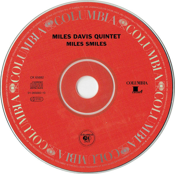 The Miles Davis Quintet : Miles Smiles (CD, Album, RE, RM)